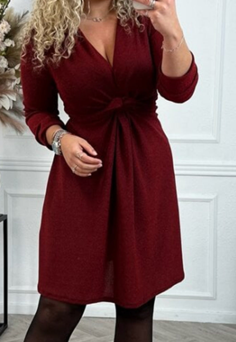 Artisio | Women Flattering Wrap Mini Dress