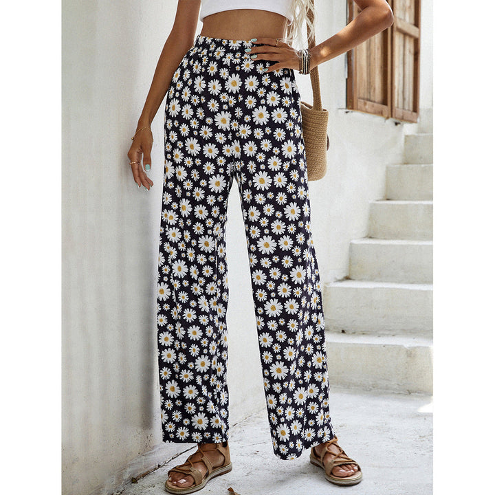Artisio | Women Floral Breeze Wide Pants