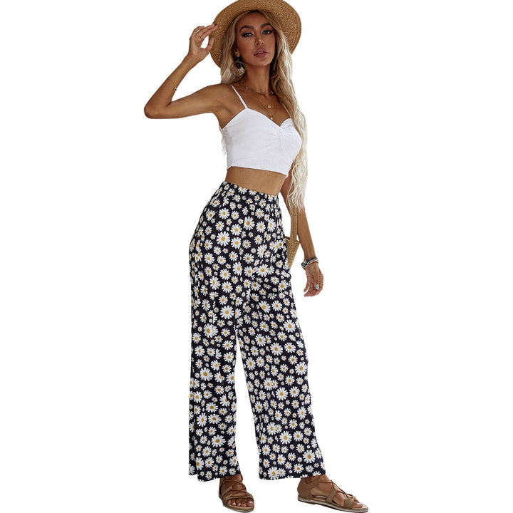 Artisio | Women Floral Breeze Wide Pants