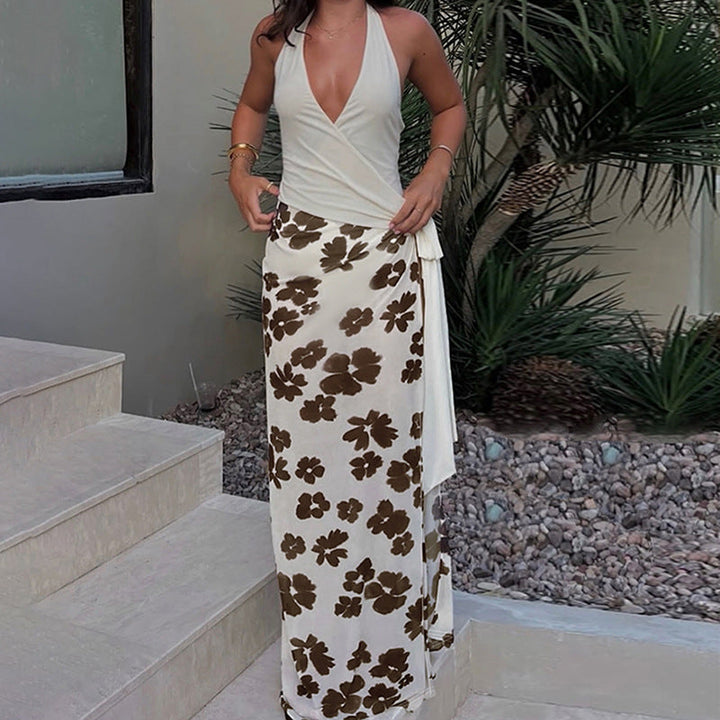 Artisio | Women Floral Wrap Maxi Dress