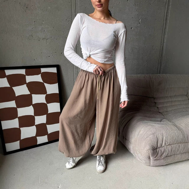 Artisio | Women Flow Drape Balloon Pants