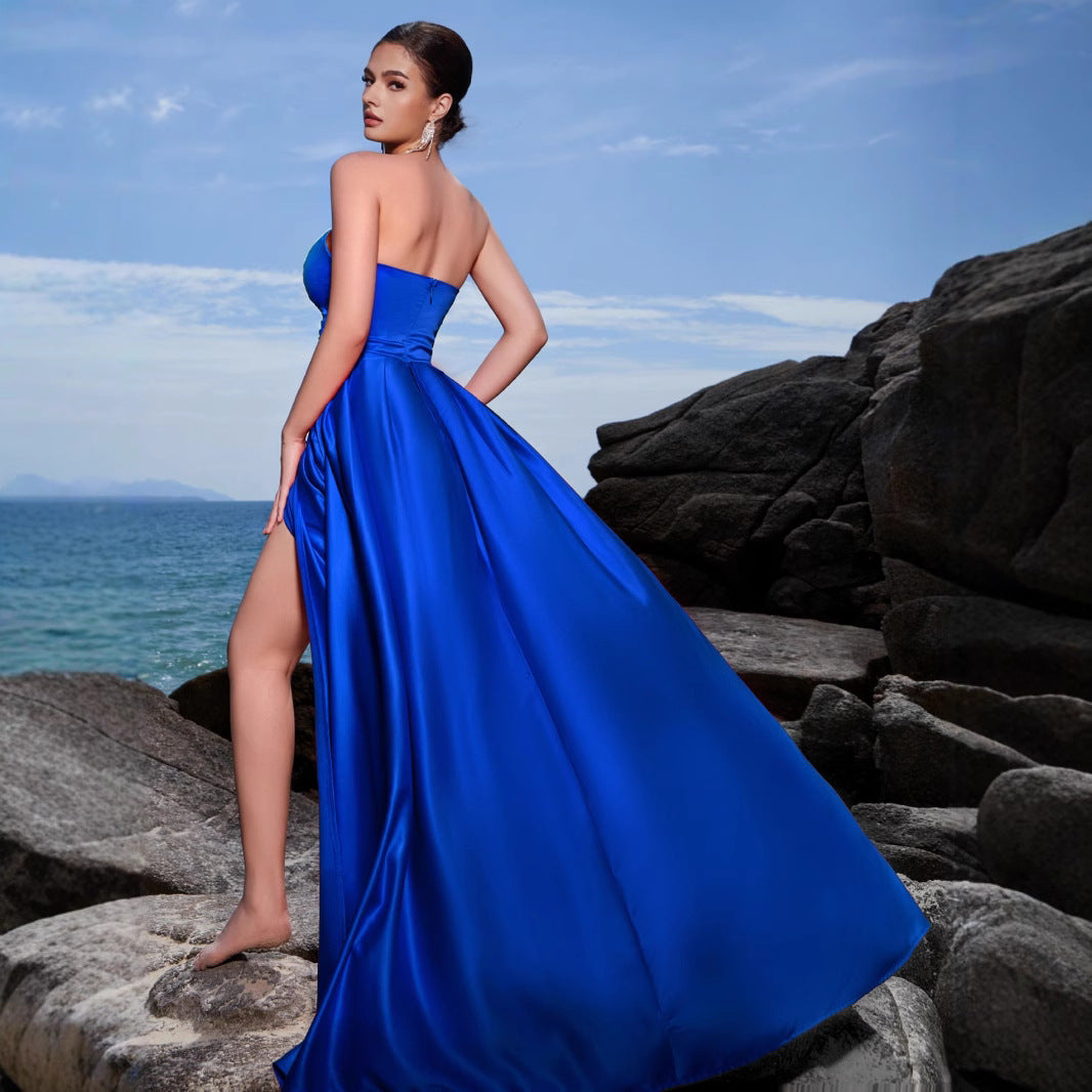 Artisio | Women Flowing Slit Maxi Dress