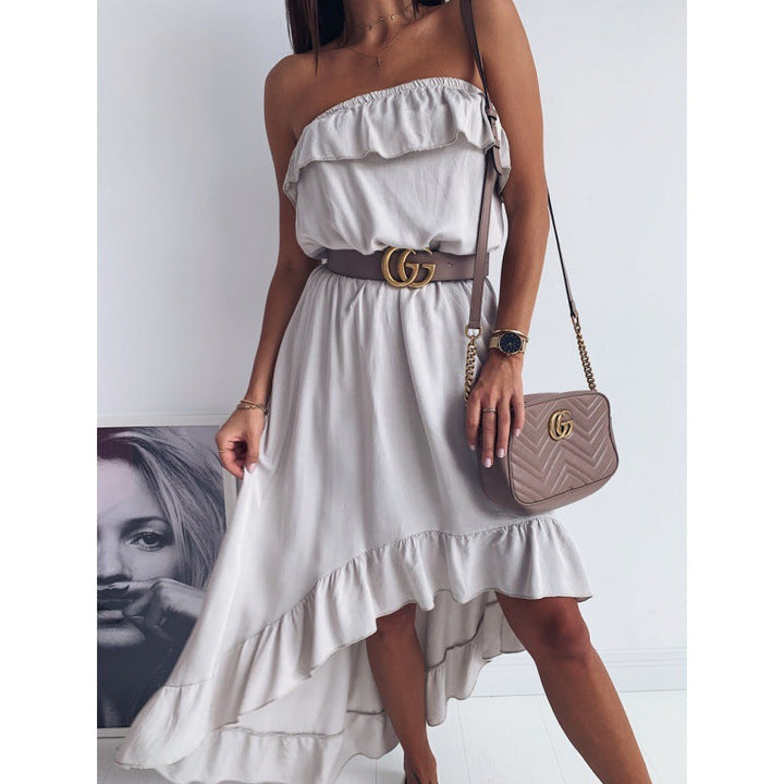 Artisio | Women Flowy Strapless Mini Dress