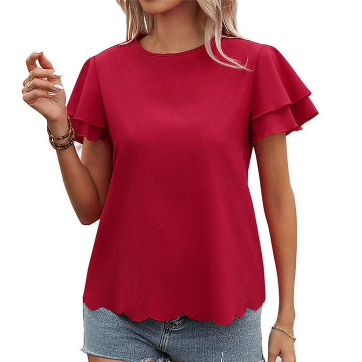 Artisio | Women Flutter Sleeve Blouse
