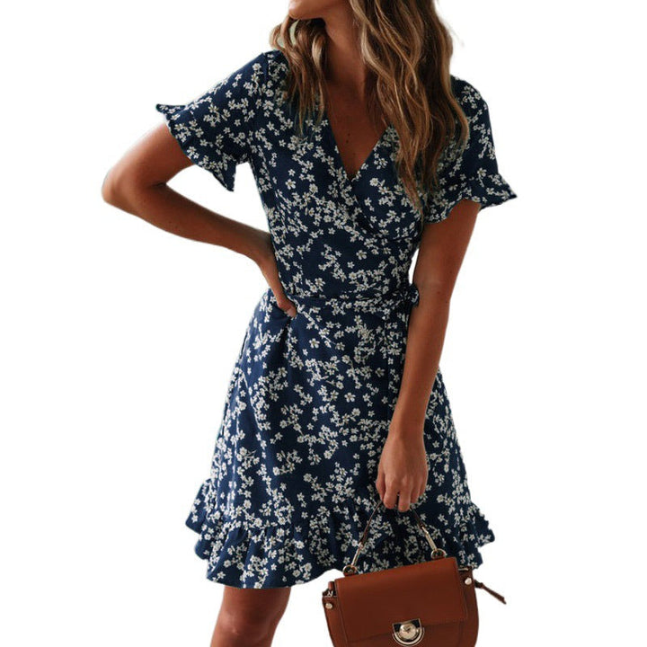 Artisio | Women Flutter Sleeve Floral Dress