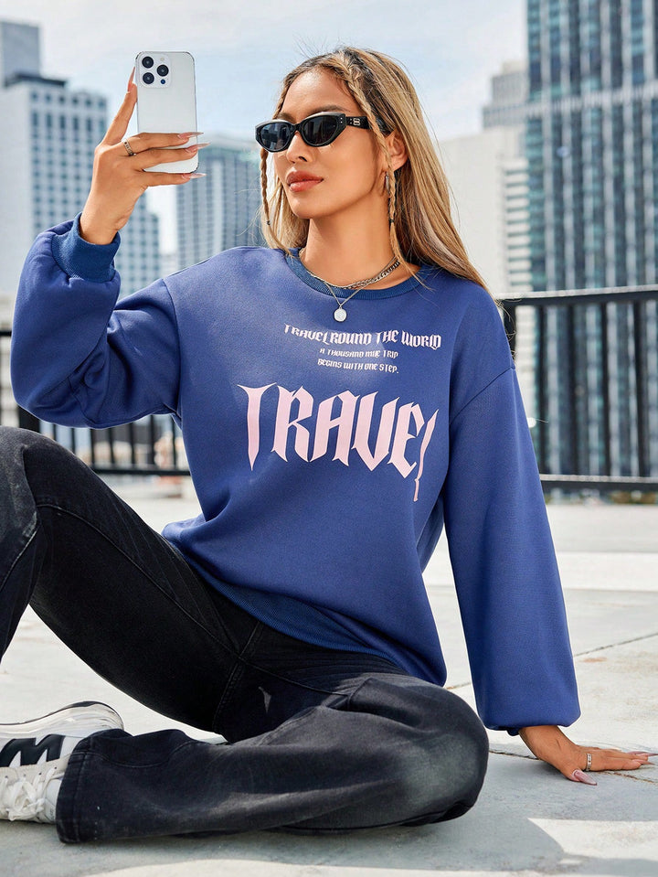 Artisio | Women Graphic Travel Sweatshirt