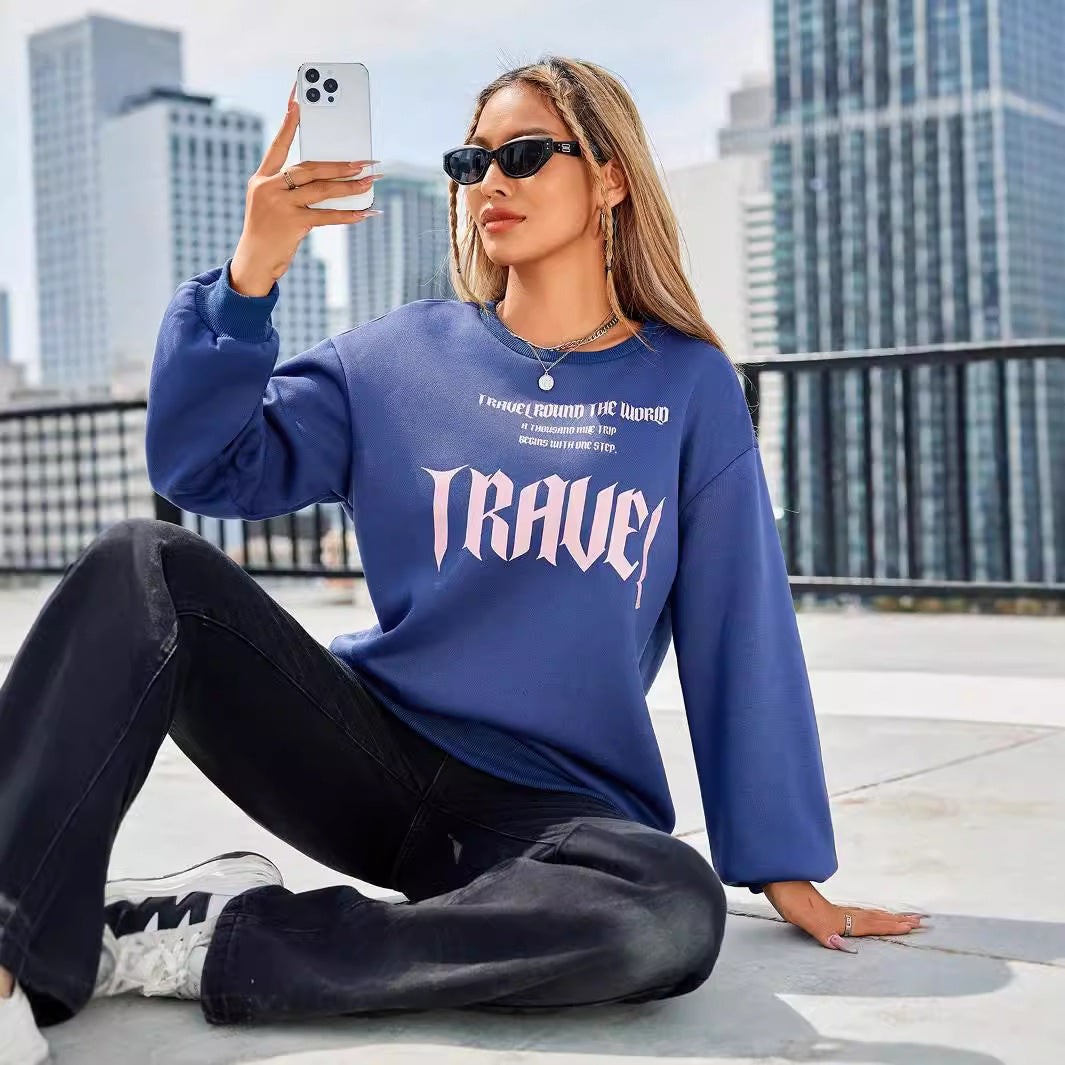 Artisio | Women Graphic Travel Sweatshirt