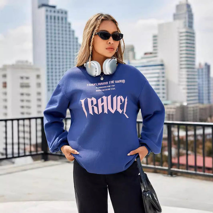 Artisio | Women Graphic Travel Sweatshirt