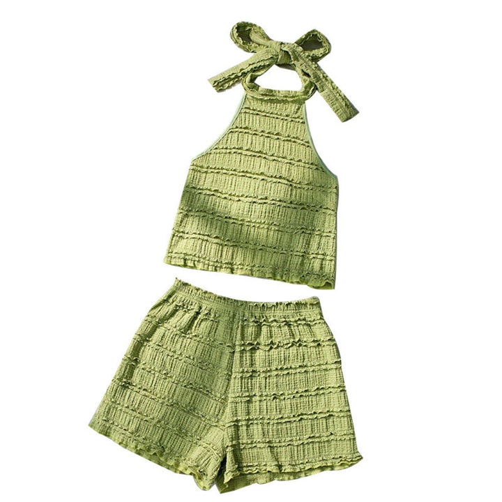 Artisio | Women Halter Knit Lounge Set