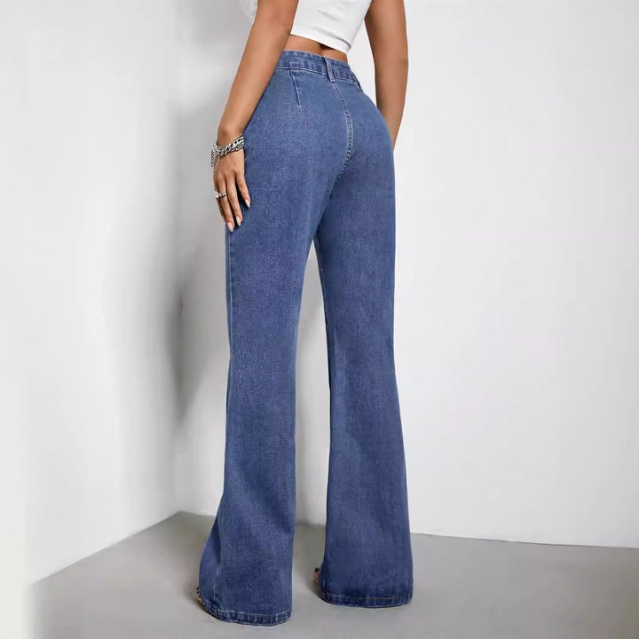 Artisio | Women High Waist Flare Denim