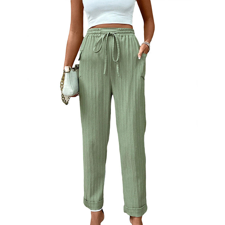 Artisio | Women High Waist Tapered Pants