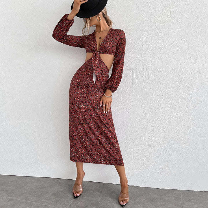 Artisio | Women Knot Detail Midi Dress
