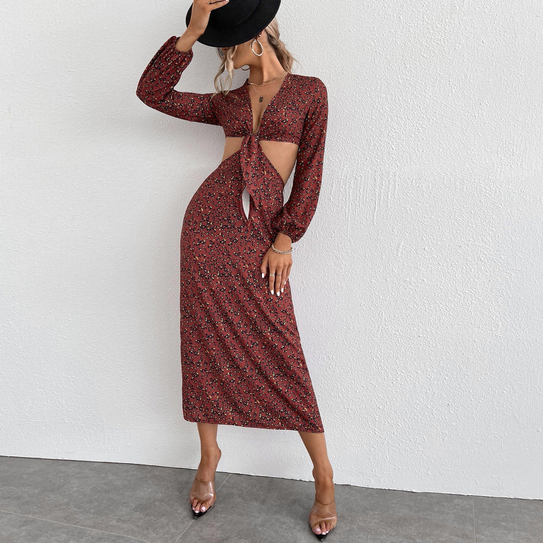 Artisio | Women Knot Detail Midi Dress
