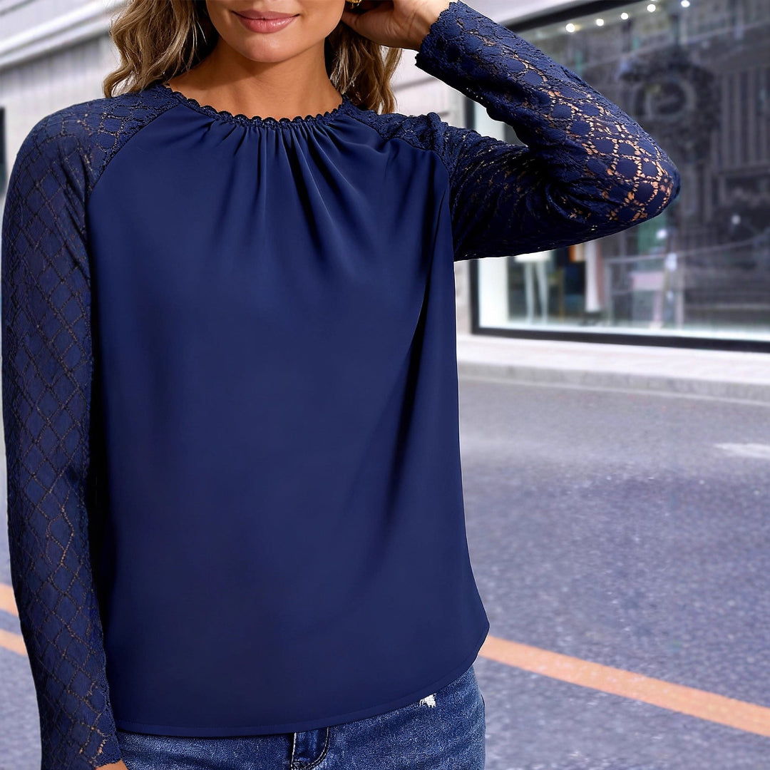 Artisio | Women Lace Accent Blouse
