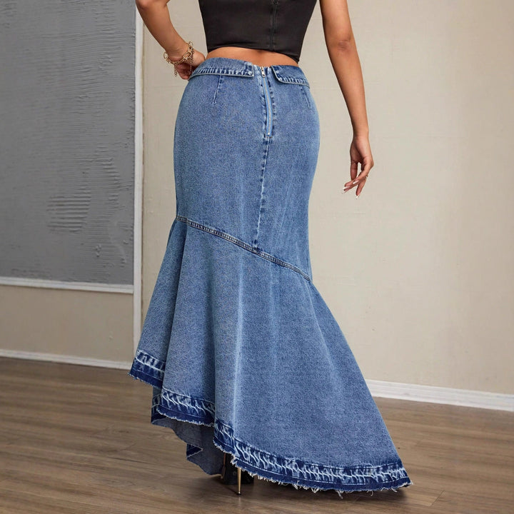 Artisio | Women Layered Hem Maxi Skirt