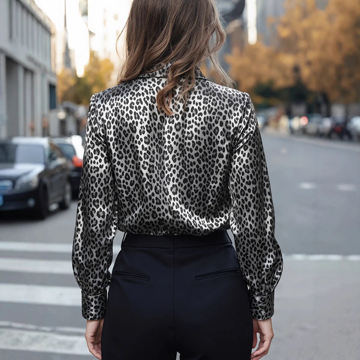 Artisio | Women Leopard Urban Blouse