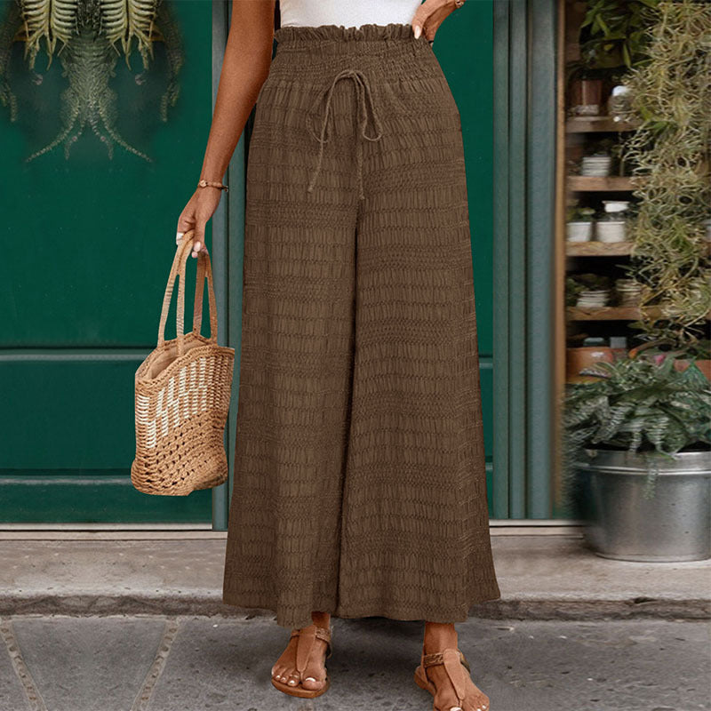 Artisio | Women Lightweight Textured Pants