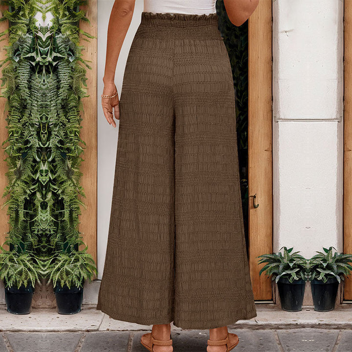 Artisio | Women Lightweight Textured Pants