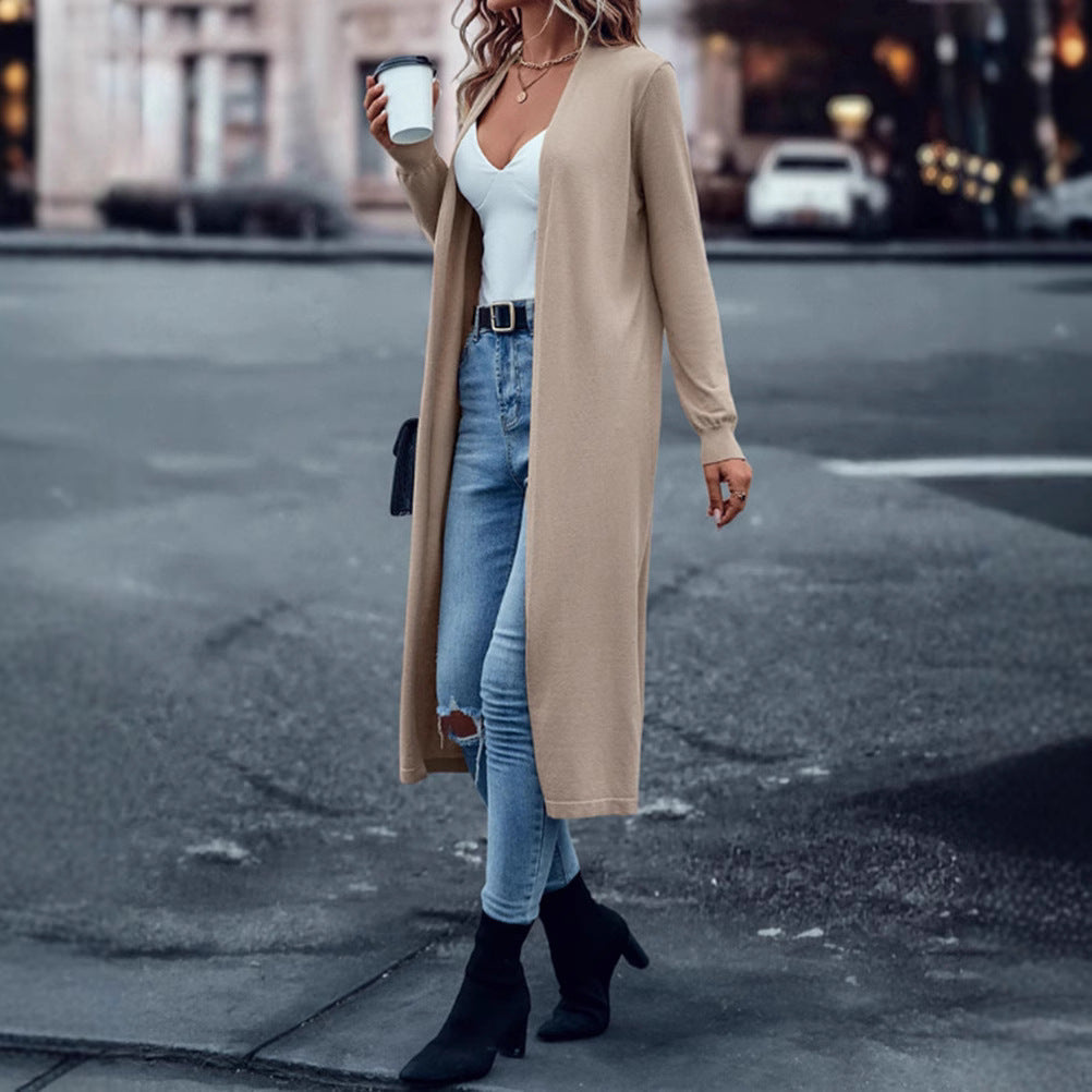 Artisio | Women Longline Open Front Cardigan