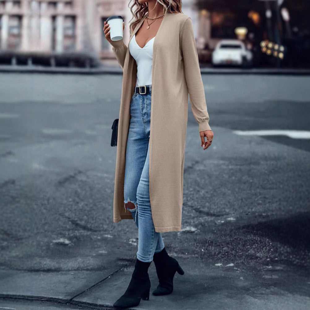 Artisio | Women Longline Open Front Cardigan