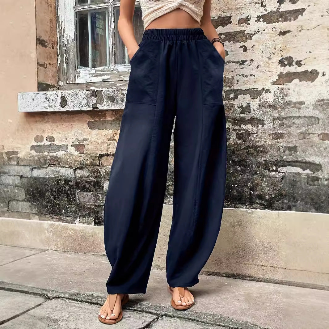 Artisio | Women Loose Fit Pocket Pants