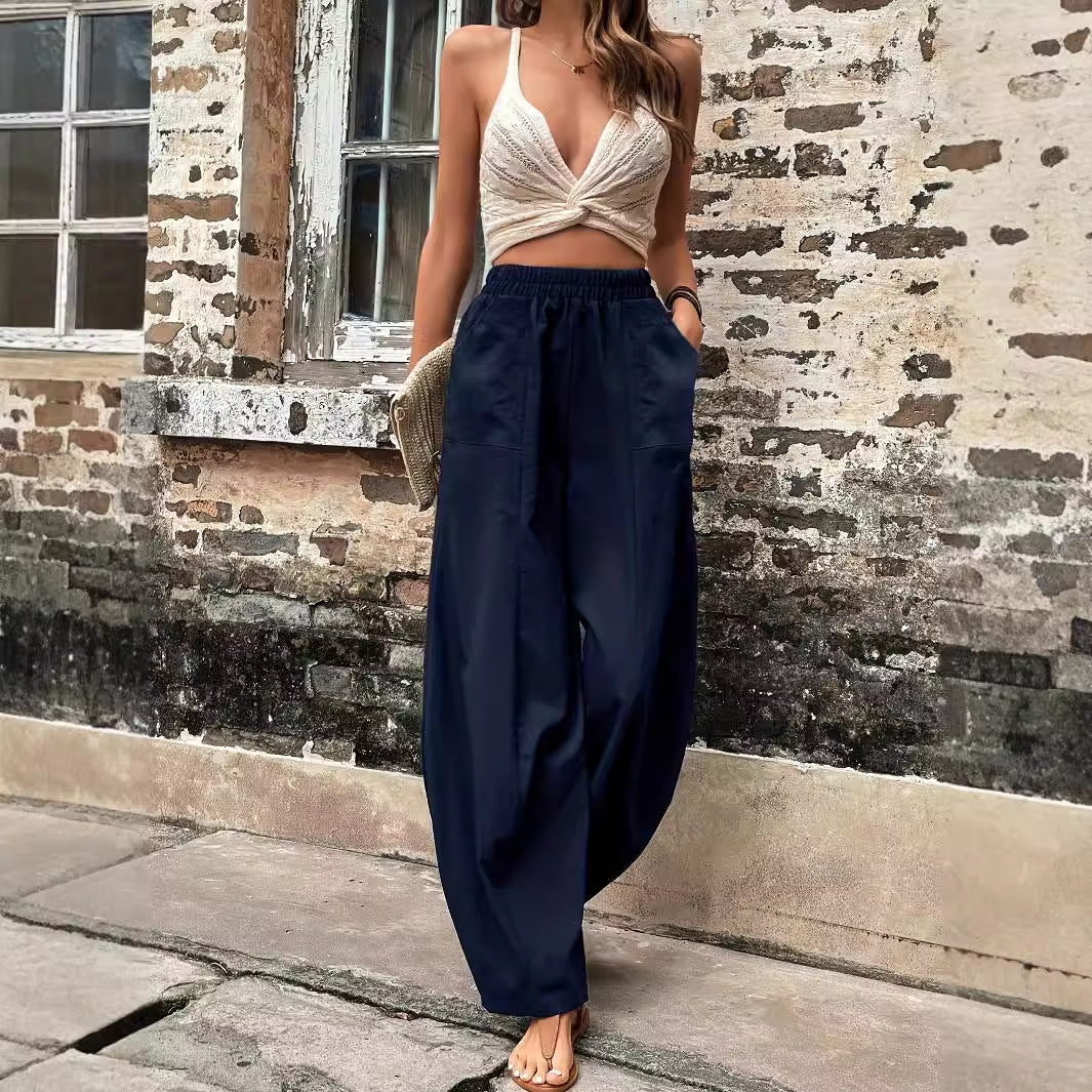 Artisio | Women Loose Fit Pocket Pants