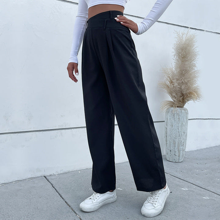 Artisio | Women Loose Fit Wide Leg Pants