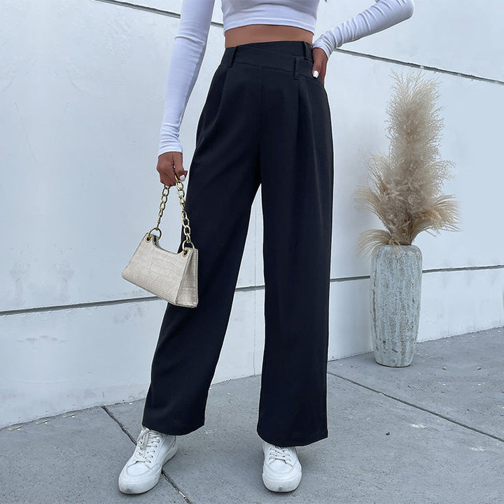 Artisio | Women Loose Fit Wide Leg Pants