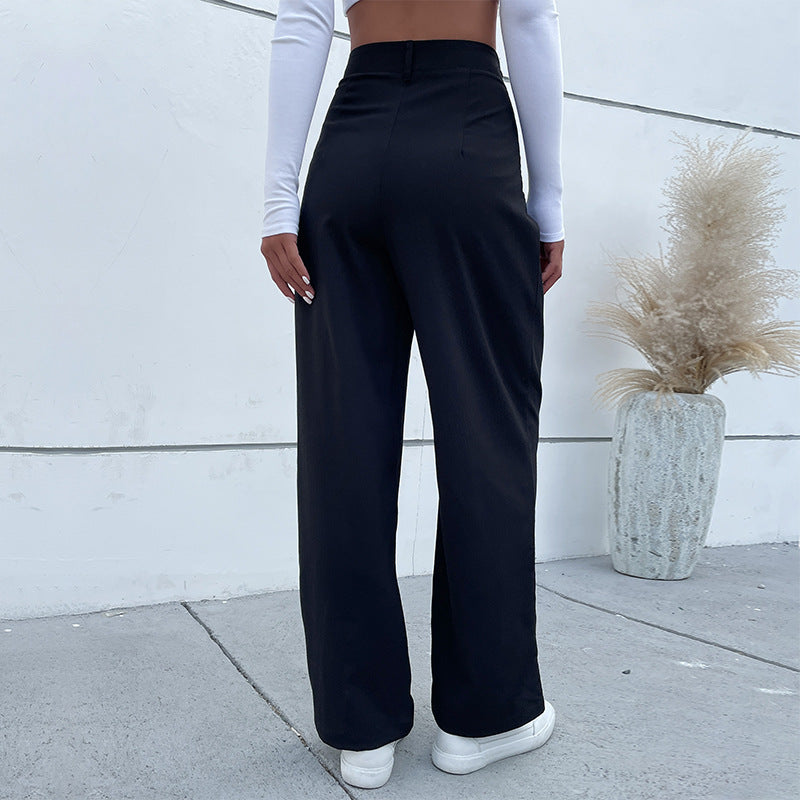 Artisio | Women Loose Fit Wide Leg Pants