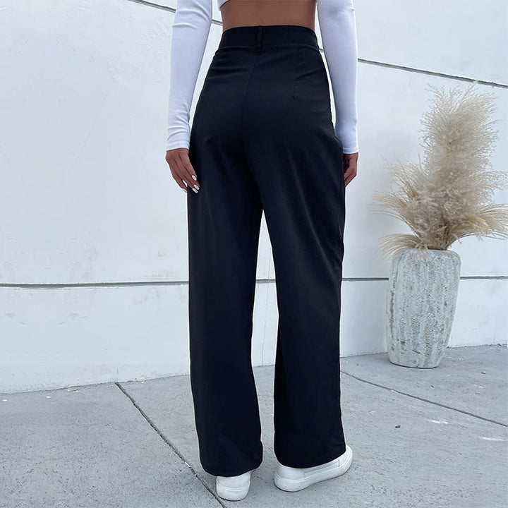 Artisio | Women Loose Fit Wide Leg Pants