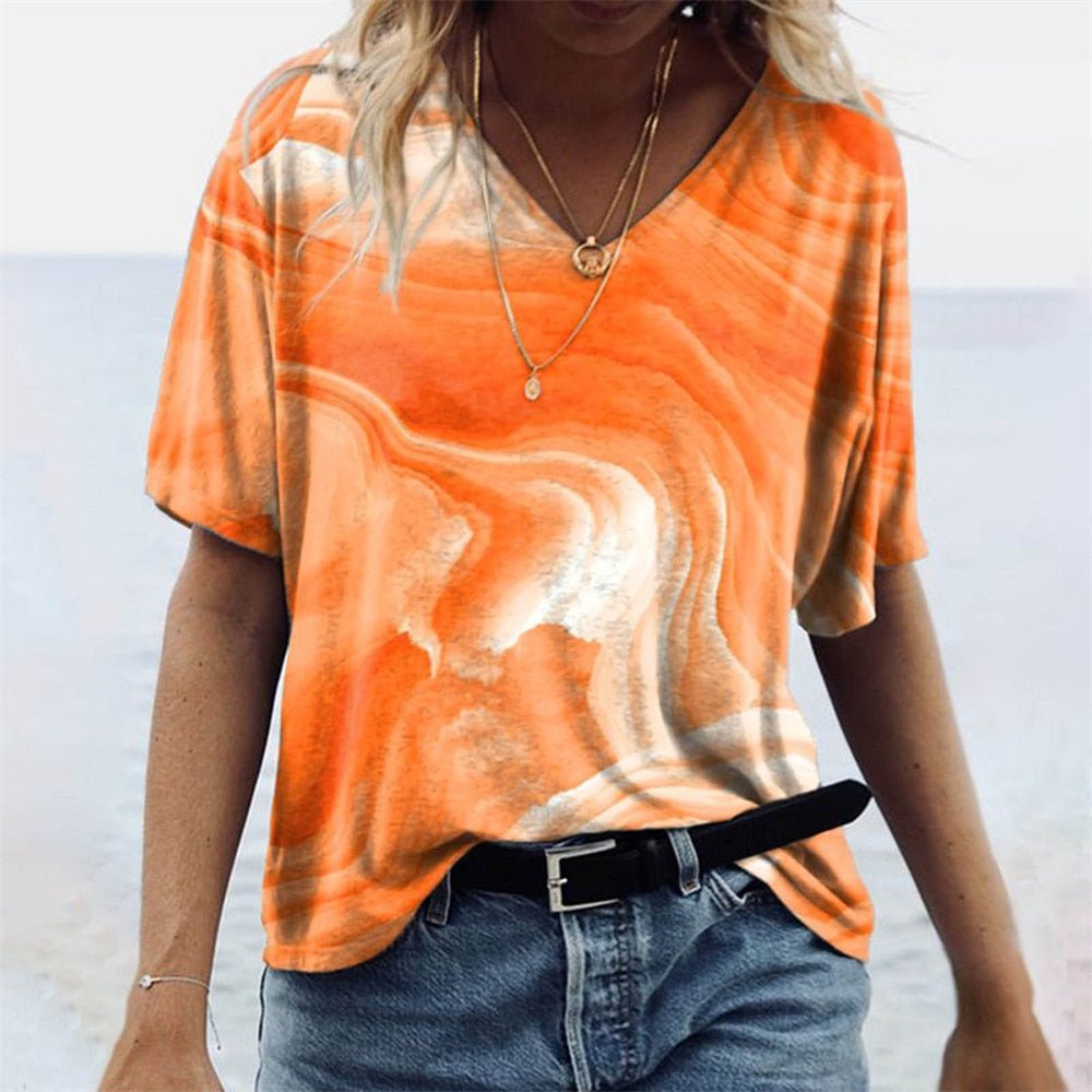 Artisio | Women Marble Print Shirt