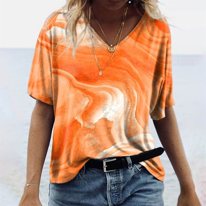 Artisio | Women Marble Print Shirt