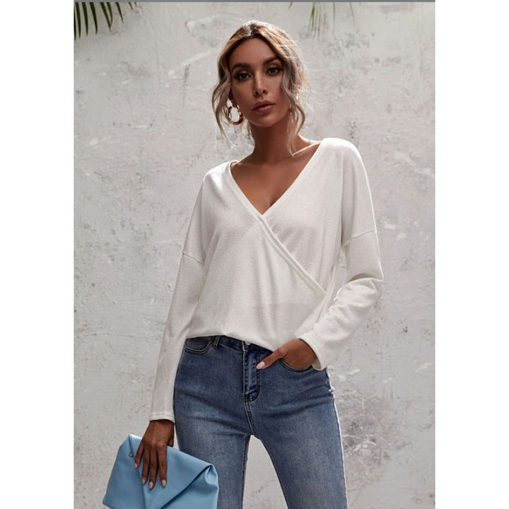 Artisio | Women Minimal Wrap Front Top