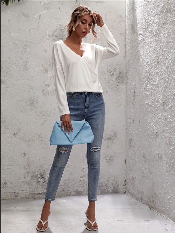 Artisio | Women Minimal Wrap Front Top