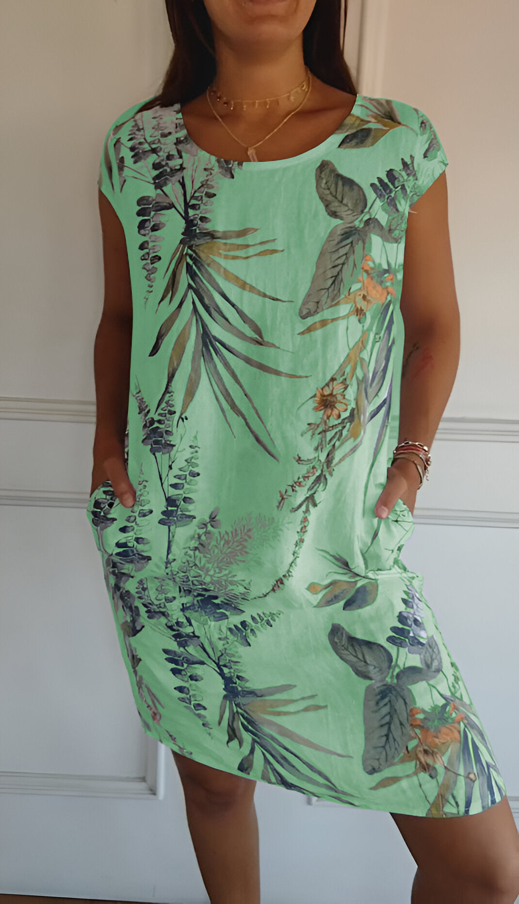 Artisio | Women Nature Inspired Mini Dress