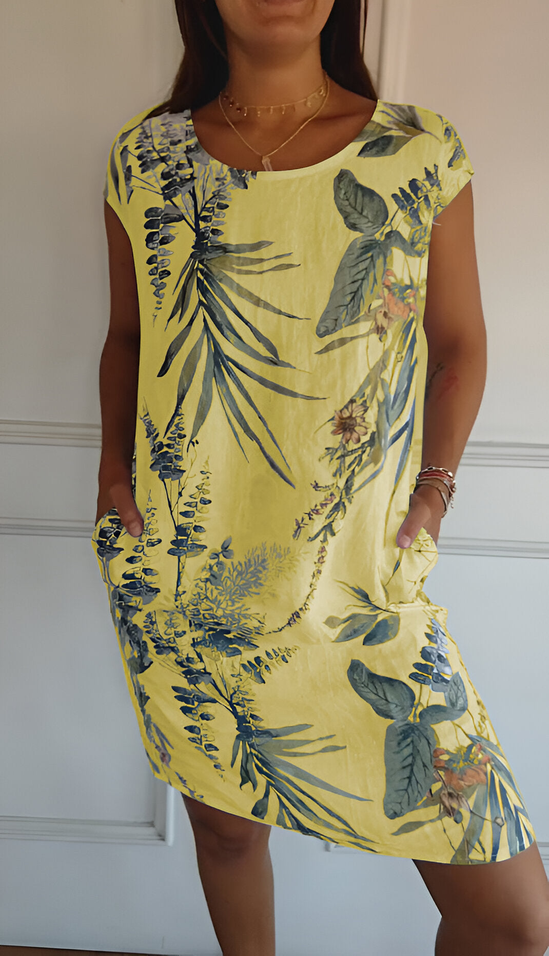 Artisio | Women Nature Inspired Mini Dress