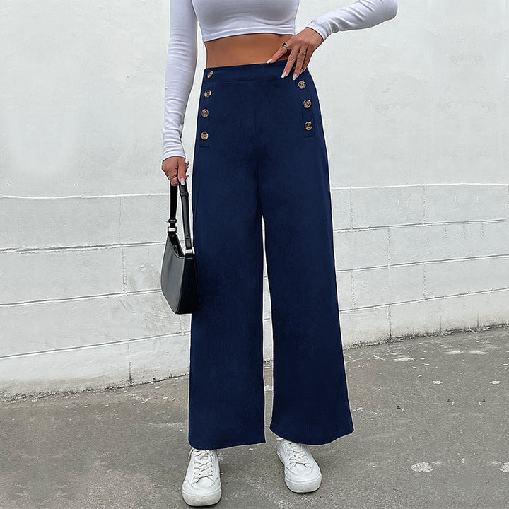 Artisio | Women Nautical Button Pants