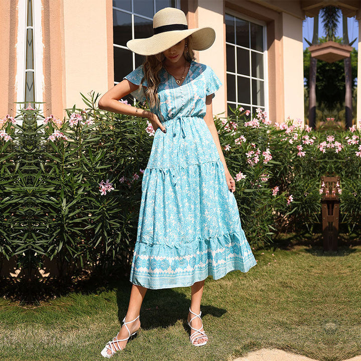 Artisio | Women Ocean Whisper Midi Dress