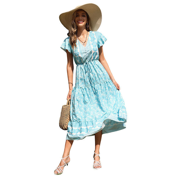 Artisio | Women Ocean Whisper Midi Dress