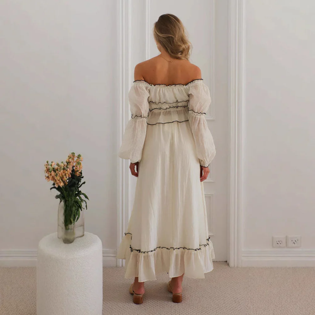 Artisio | Women Off Shoulder Ruffle Set
