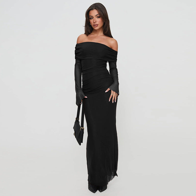Artisio | Women Off Shoulder Stretch Dress