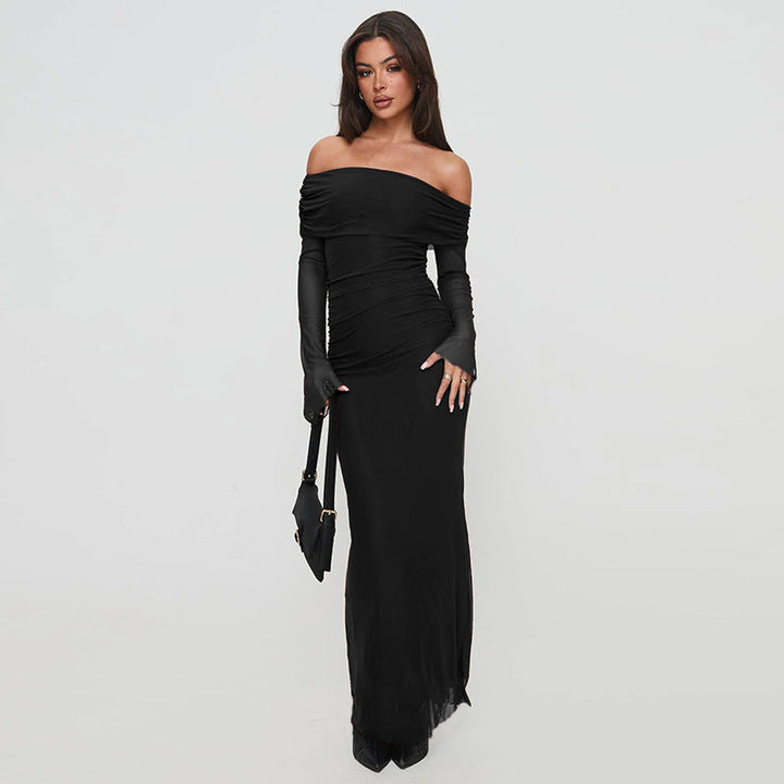 Artisio | Women Off Shoulder Stretch Dress