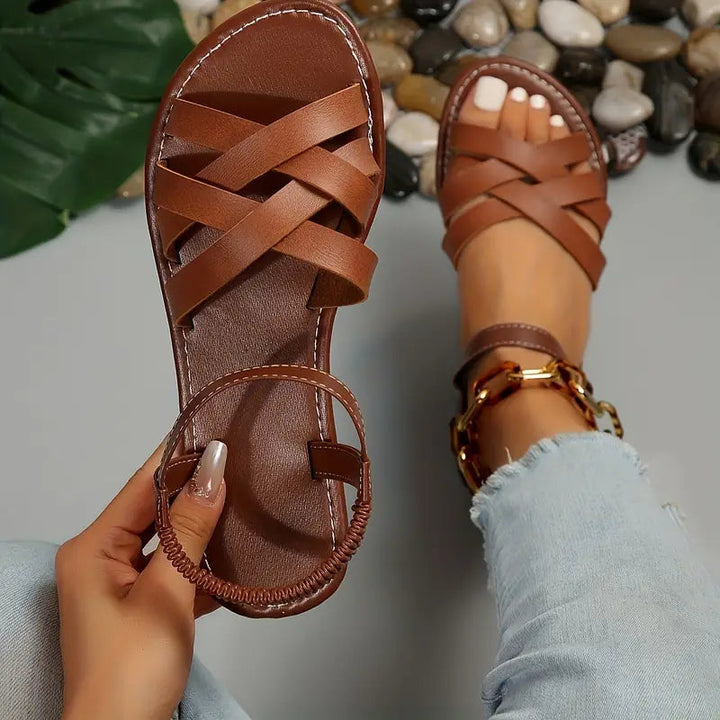 Artisio | Women Orthopedic Braided Sandals