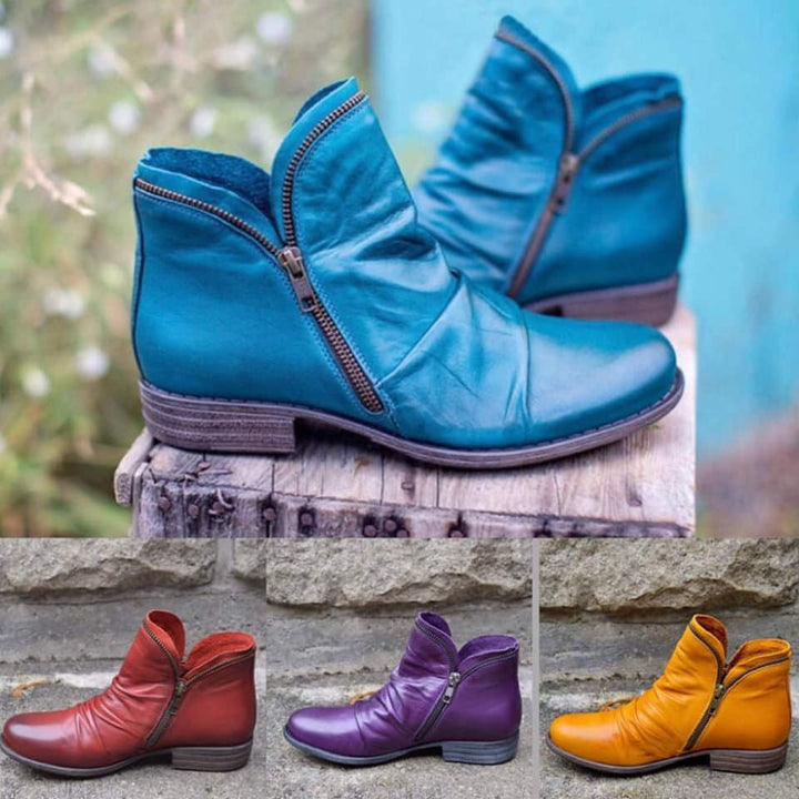 Artisio | Women Orthopedic Casual Zip Boots