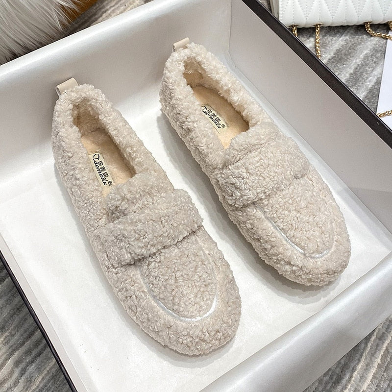Artisio | Women Orthopedic Fleece Loafers