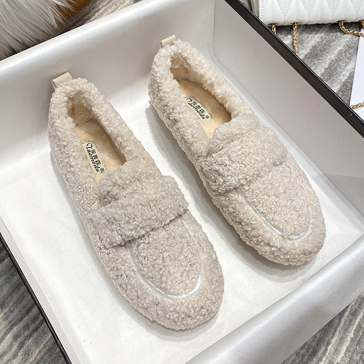 Artisio | Women Orthopedic Fleece Loafers