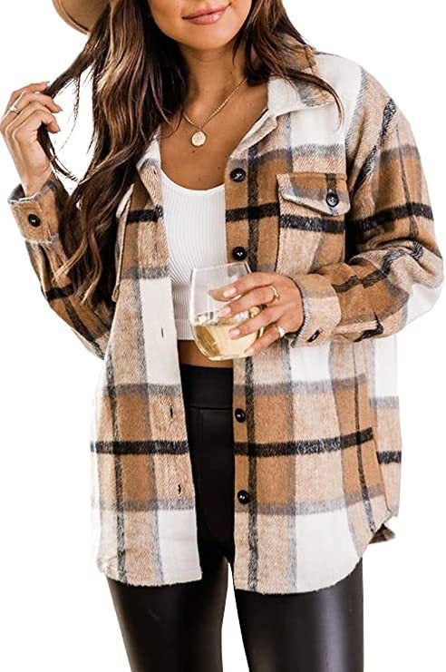 Artisio | Women Plaid Overshirt