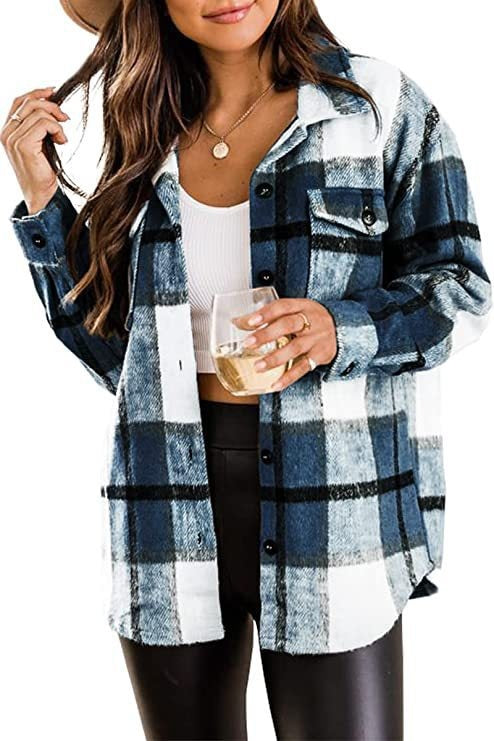 Artisio | Women Plaid Overshirt