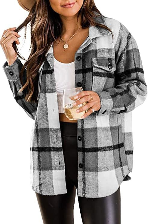 Artisio | Women Plaid Overshirt