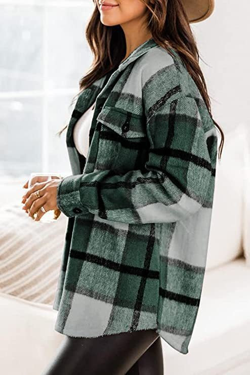 Artisio | Women Plaid Overshirt